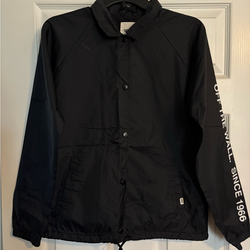 Vans Black womens windbreaker Jacket